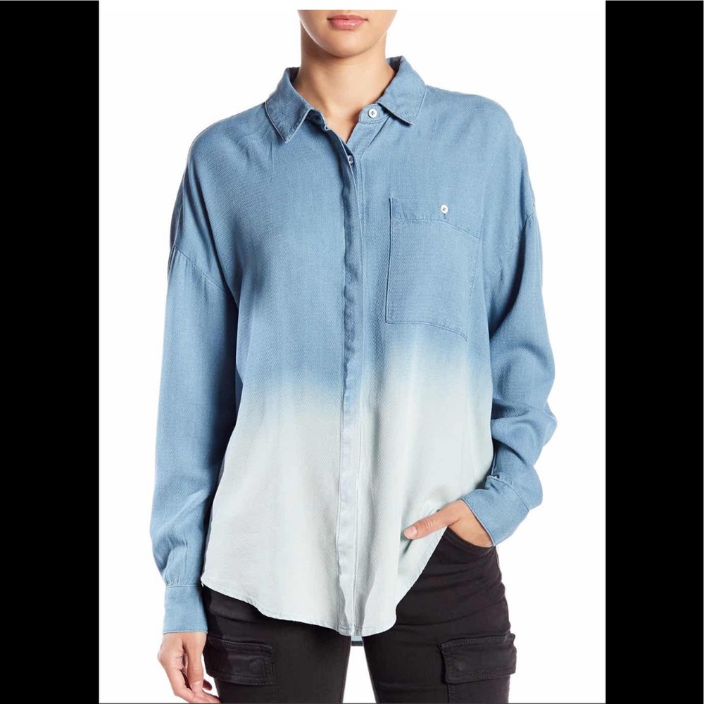 NWT! Trina Turk/Splendid Ombré Blouse